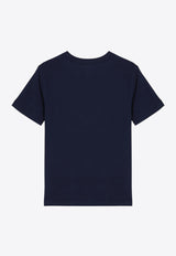 Polo Ralph Lauren Kids Boys Logo Embroidered T-shirt Blue 323832904037CO/P_POLOR-CN