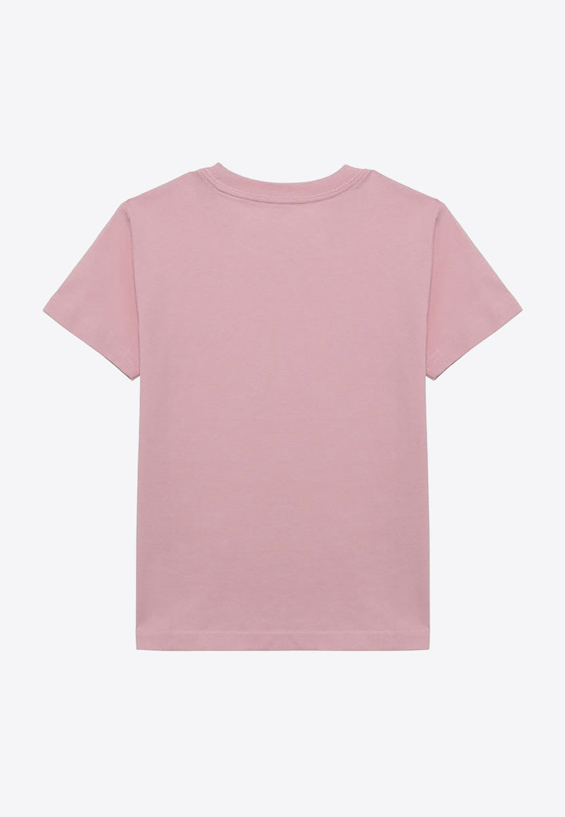 Polo Ralph Lauren Logo Embroidered T-shirt Pink 323832904143CO/O_POLOR-GP