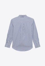 Polo Ralph Lauren Kids Boys Striped Long-Sleeved Shirt Blue 323862260002CO/O_POLOR-NW