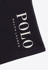 Polo Ralph Lauren Kids Boys Logo Print Bermuda Shorts Navy 323934251001CO/O_POLOR-NN