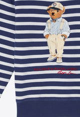 Polo Ralph Lauren Boys Polo Bear Striped Sweatshirt 323942220001CO/P_POLOR-LN