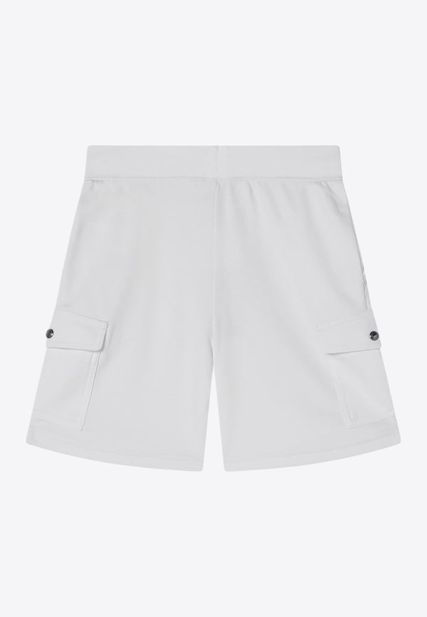 Polo Ralph Lauren Kids Boys Logo Cargo Shorts White 323958158CO/Q_POLOR-WHT