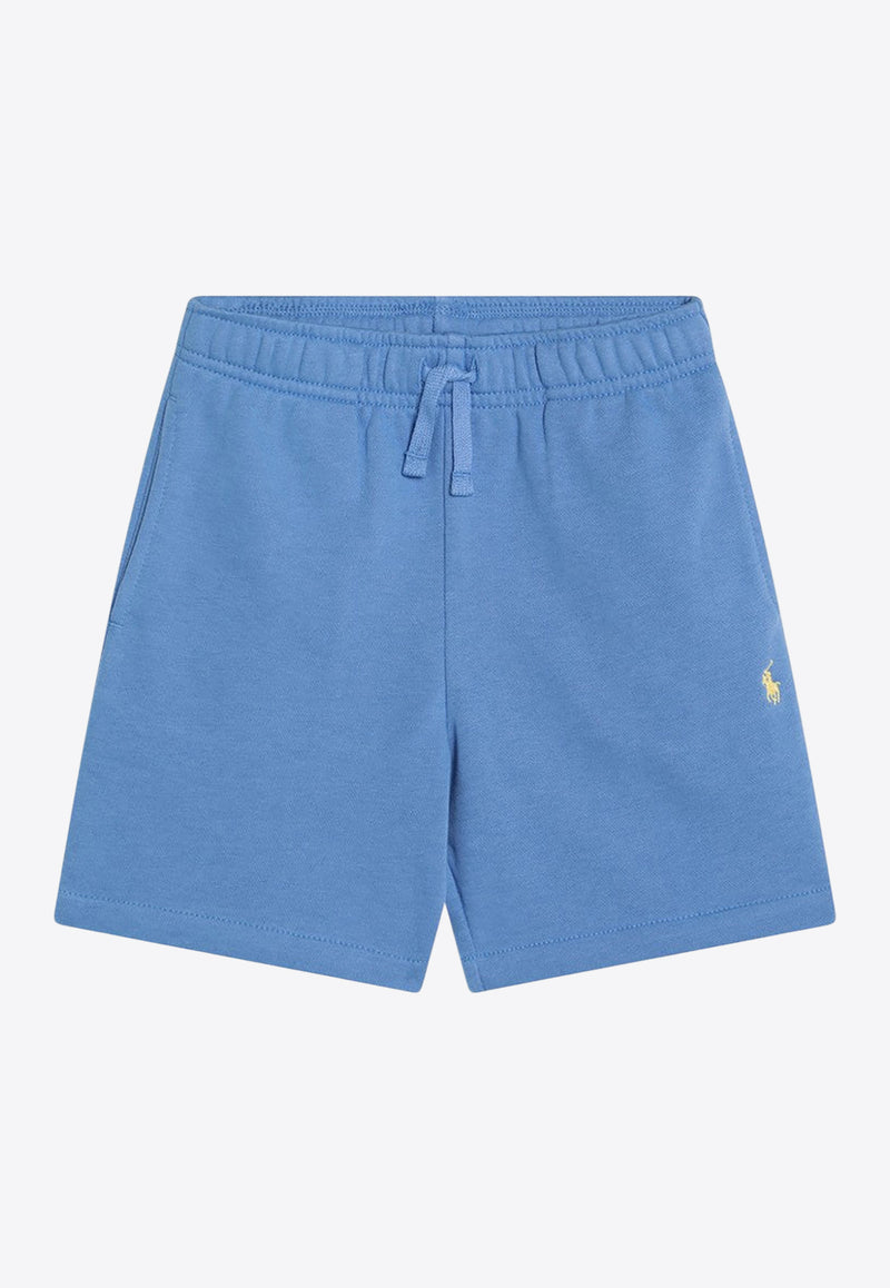 Polo Ralph Lauren Kids Boys Logo Embroidered Shorts Light Blue 323964135003CO/Q_POLOR-HI