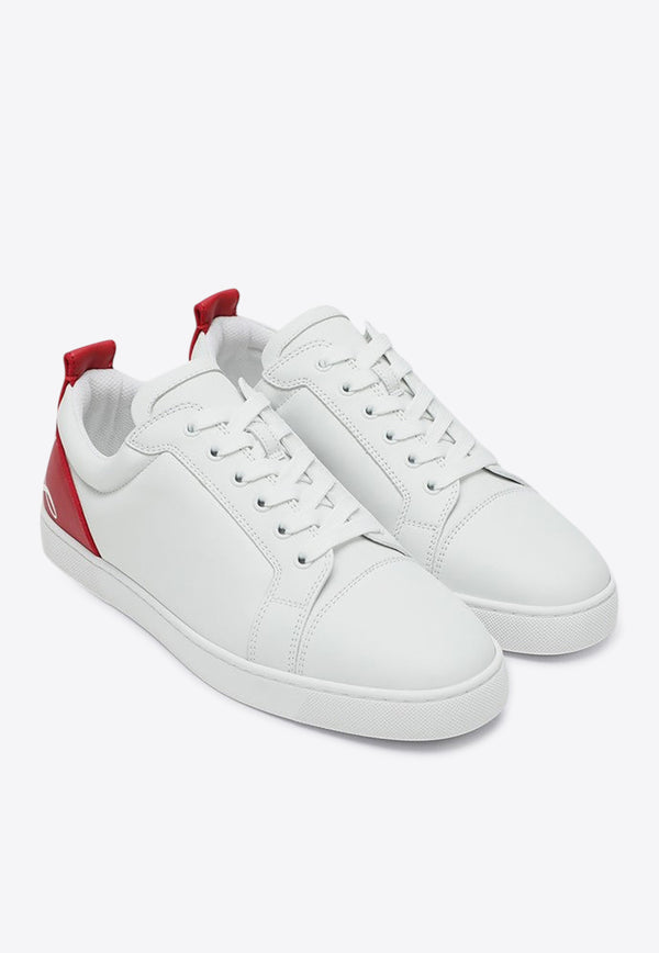 Christian Louboutin Fun Vieira Leather Sneakers White 3240080LE/R_LOUBO-J679
