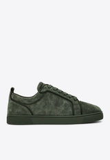 Christian Louboutin Louis Junior Suede Sneakers Green 3240426VEL/P_LOUBO-E674