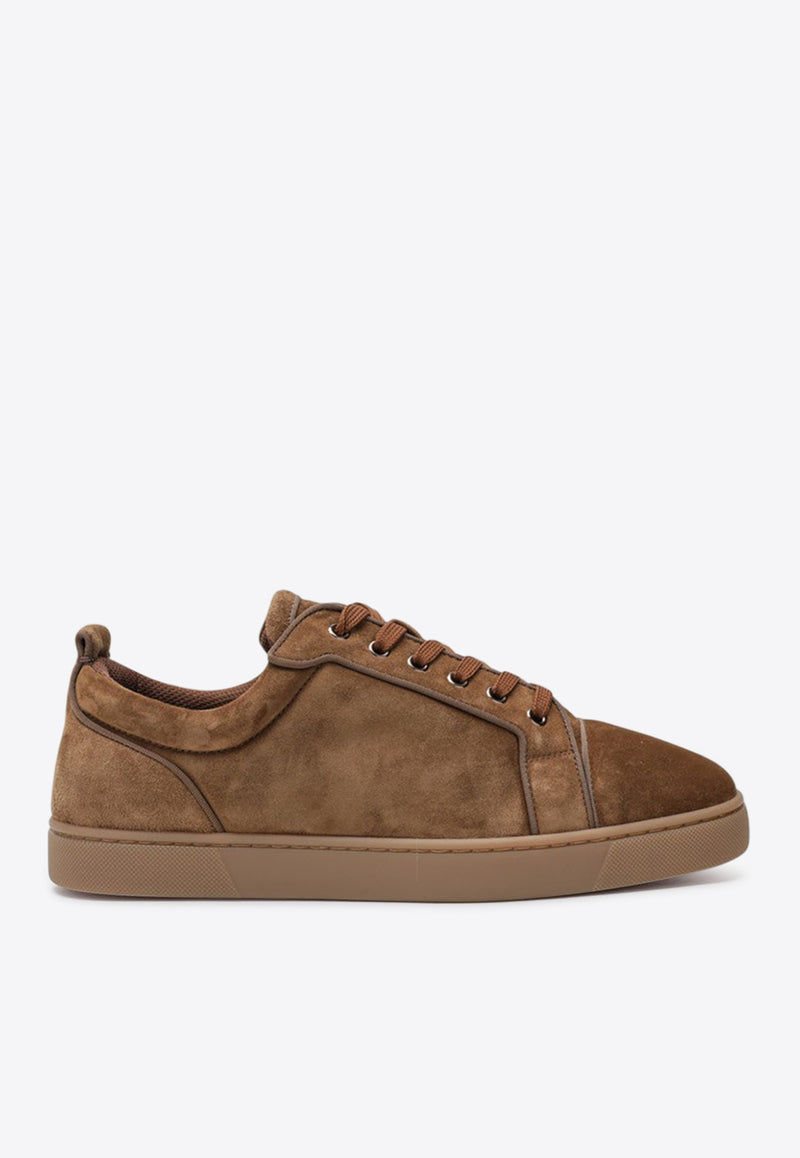Christian Louboutin Louis Junior Suede Sneakers Brown 3240426VEL_LOUBO-7213