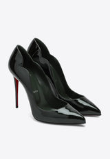 Christian Louboutin Hot Chick 100 Patent Leather Pumps Black 3240537LE/P_LOUBO-E695