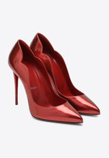 Christian Louboutin Hot Chick 100 Patent Leather Pumps Red 3240537LE/P_LOUBO-R722