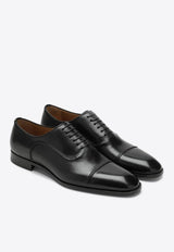 Christian Louboutin Greggo Leather Oxford Shoes Black 3250815LE/R_LOUBO-BK01