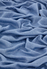 Ferragamo Silk-Blend Monogram Jacquard Scarf Blue 327987 ST THE GAN70 791132 CHICORY