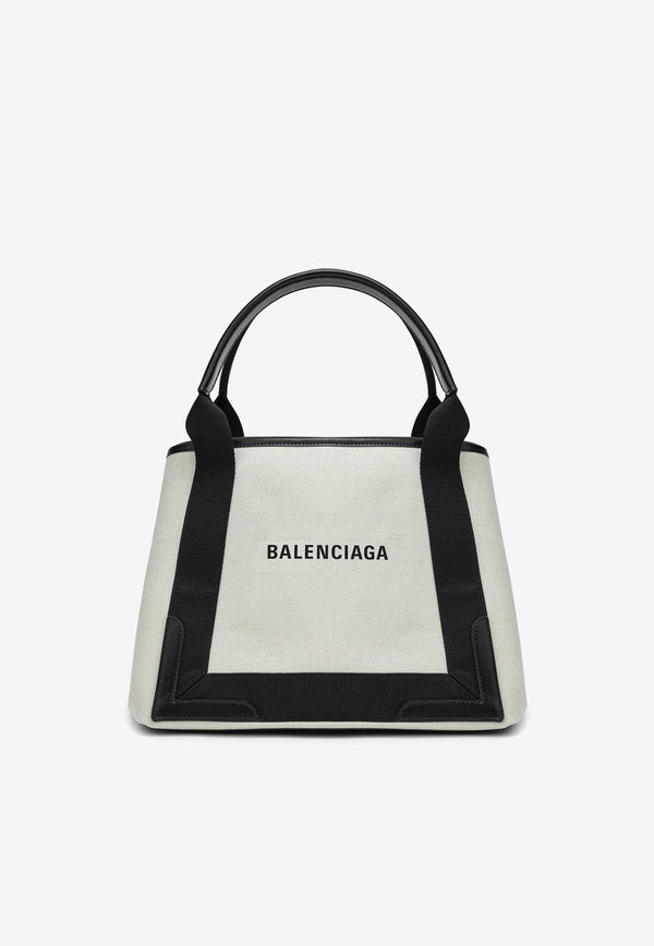 Balenciaga Small Cabas Canvas Tote Bag 3399332HH3N/O_BALEN-9260 Beige