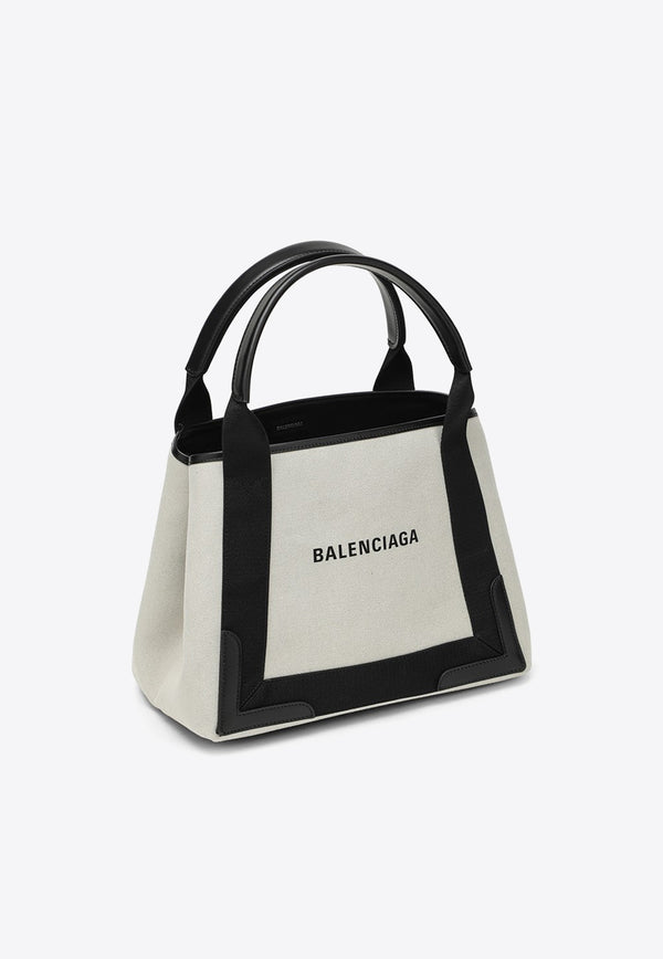 Balenciaga Small Cabas Canvas Tote Bag 3399332HH3N/O_BALEN-9260 Beige