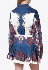 Farm Rio Arabesque Print Long-Sleeved Shirt Multicolor 344003CO/S_FARM-26006