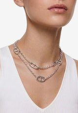 Farandole Long Necklace 80 in Silver
