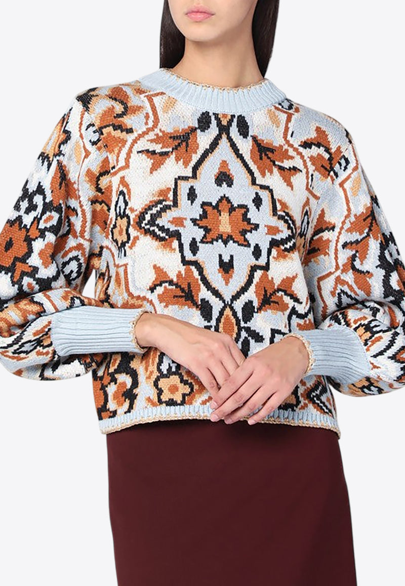 Farm Rio Tapestry Knitted Sweater Multicolor 346451PL/R_FARM-25104