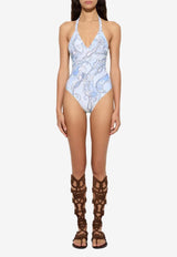 Orchidee Print One-Piece Swimsuit