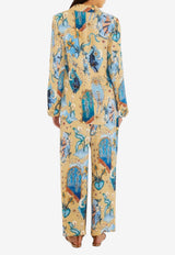 Farm Rio Mystical Printed Wide-Leg Pants Multicolor 348378_MULTI COLO