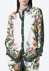 Farm Rio Sand Nature Floral Print Shirt Multicolor 349062CO/S_FARM-26068