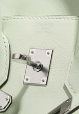 Birkin 25 in Vert Fizz Swift with Palladium Hardware