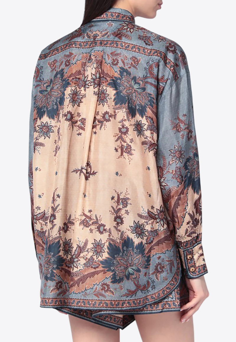 Zimmermann Ascension Floral Print Shirt Multicolor 3498TSS253SI/R_ZIMM-BC