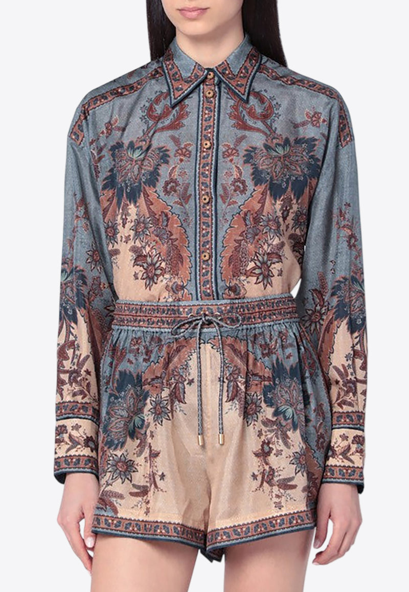 Zimmermann Ascension Floral Print Shirt Multicolor 3498TSS253SI/R_ZIMM-BC