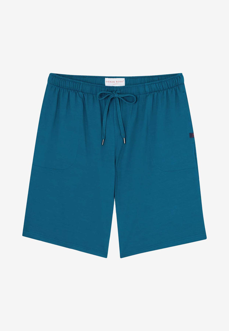 Derek Rose Basel Stretch Shorts Blue 3559-BASE017BLUBLUE