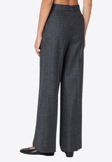 Quelledue High-Rise Wool Wide Pants Gray 35750720/P_QUELD-50