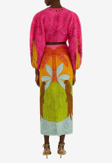 Farm Rio Usiacuri Printed Midi Skirt Multicolor 357682_MULTI COLO