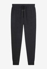 Derek Rose Finley Cashmere Track Pants Charcoal 3615-FINL010CHACHARCOAL