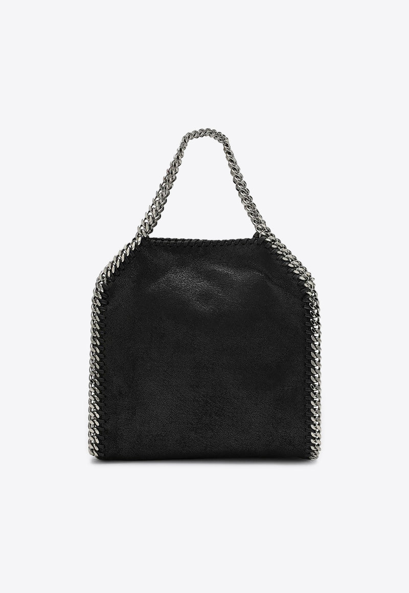 Stella McCartney Mini Falabella Logo-Charm Tote Bag Black 371223W9132/P_STELL-1000