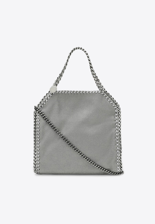 Stella McCartney Mini Falabella Logo-Charm Tote Bag Gray 371223W9132/P_STELL-1220