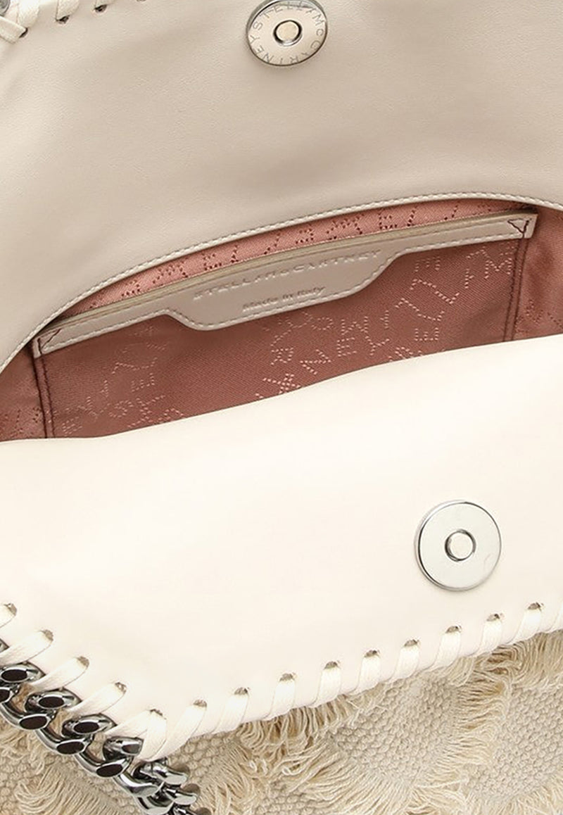 Stella McCartney Mini Falabella Embroidered Shoulder Bag Cream 371223WP0305/O_STELL-9500