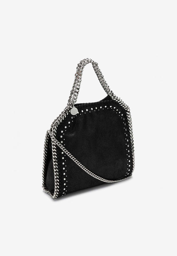 Stella McCartney Mini Falabella Faux Leather Shoulder Bag Black 371223WP0409/P_STELL-1000