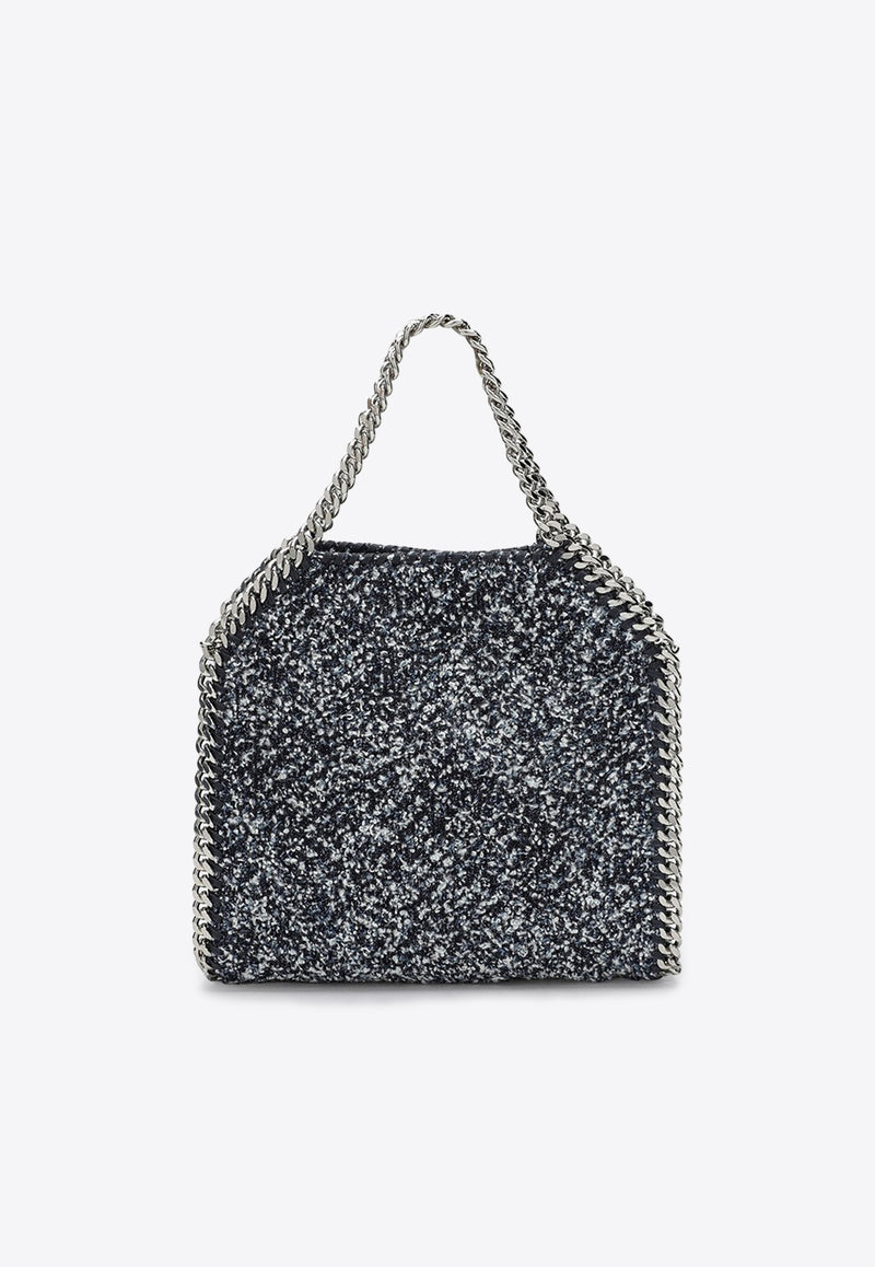 Stella McCartney Mini Bouclé Falabella Shoulder Bag Blue 371223WP0446/P_STELL-4101