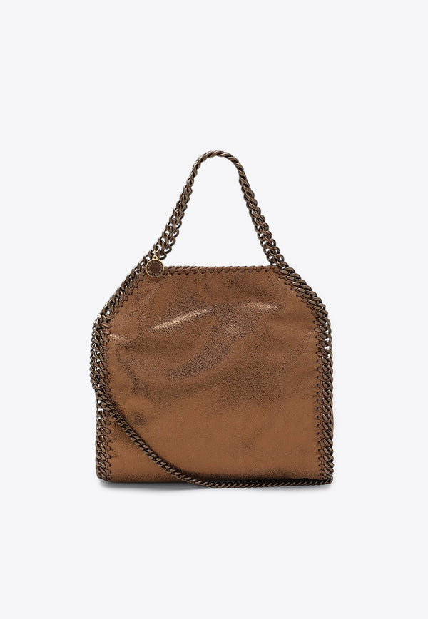 Stella McCartney Mini Falabella Metallic Effect Tote Bag Bronze 371223WP0615/R_STELL-8200