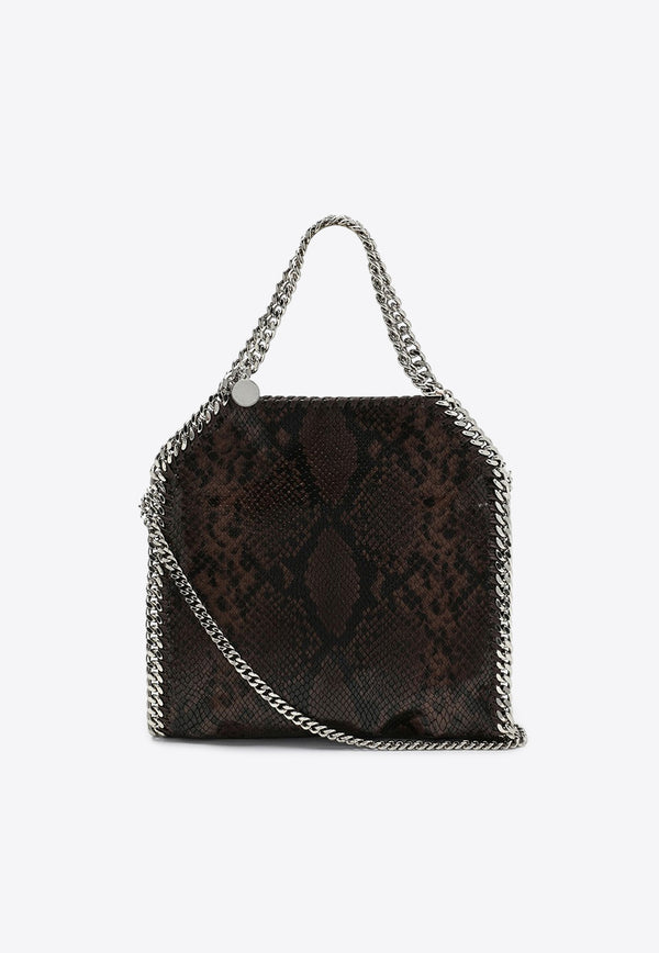 Stella McCartney Mini Falabella Snake Tote Bag Brown 371223WP0621/R_STELL-2035