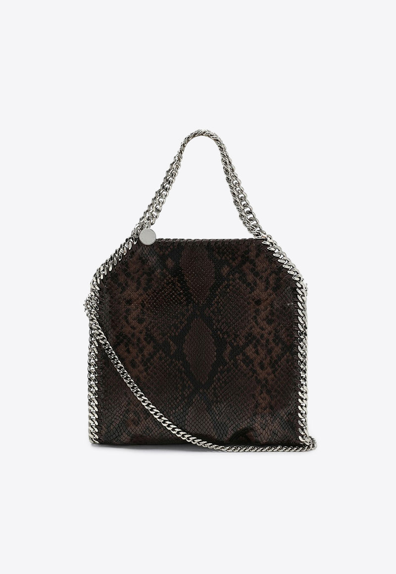 Stella McCartney Mini Falabella Snake Tote Bag Brown 371223WP0621/R_STELL-2035