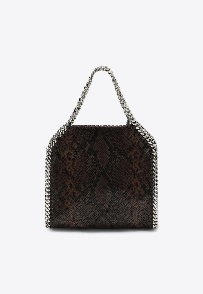 Stella McCartney Mini Falabella Snake Tote Bag Brown 371223WP0621/R_STELL-2035