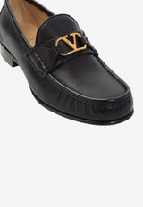 Signature VLogo Leather Loafers