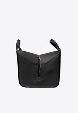 Loewe Small Hammock Leather Crossbody Bag Black 38730S35 0-BLACK