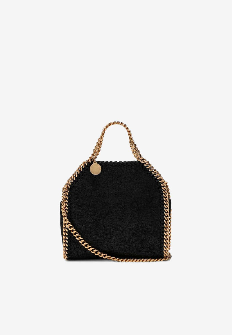 Stella McCartney Tiny Falabella Faux Leather Tote Bag  Black 391698W9355/S_STELL-1000