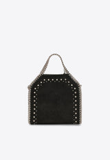 Stella McCartney Tiny Falabella Studded Logo-Charm Tote Bag Black 391698WP0409/P_STELL-1000