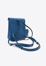 Kelly Jump Backpack in Bleu France Swift Leather with Palladium Hardware