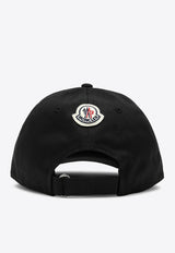 Moncler Logo Embroidered Baseball Cap Black 3B000-4004863/O_MONCL-999