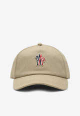 Moncler Grenoble Logo Embroidered Baseball Cap Beige 3B0000104863/S_MONGR-207