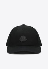 Moncler Logo Embroidered Baseball Cap Black 3B000330U082/R_MONCL-999
