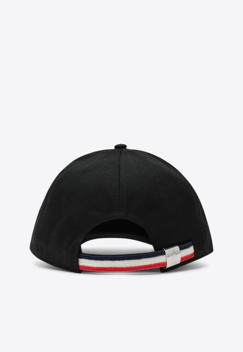 Moncler Logo Embroidered Baseball Cap Black 3B000330U082/R_MONCL-999