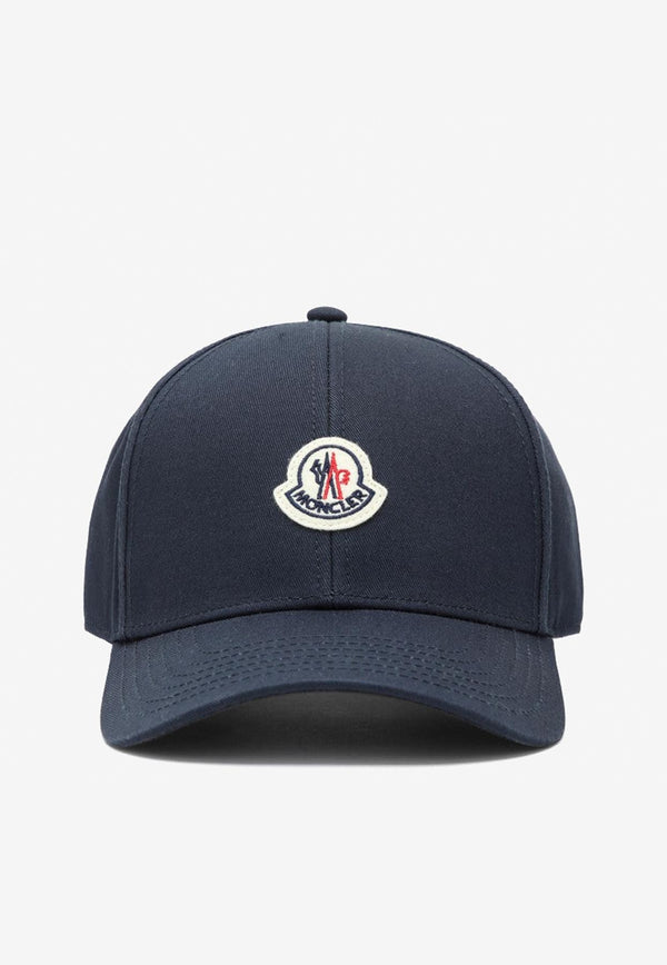 Moncler Logo Patch Baseball Cap Blue 3B0004304863/R_MONCL-778