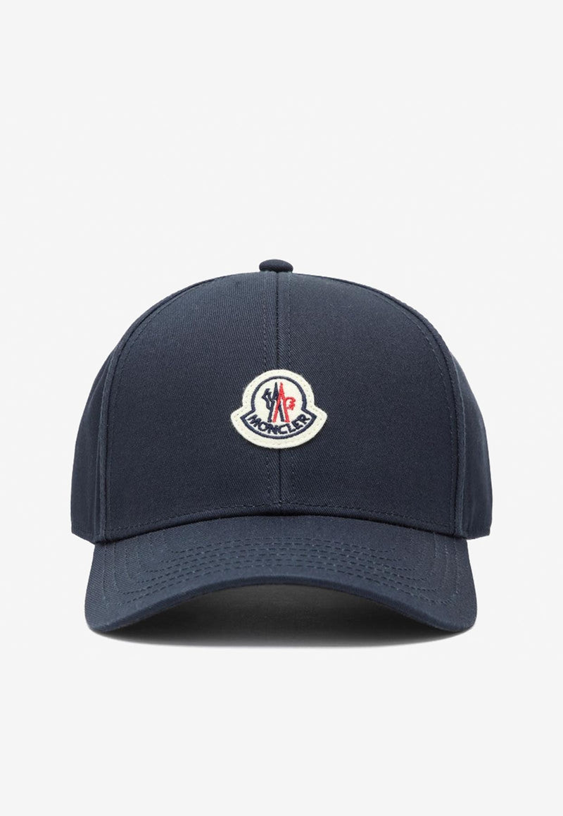 Moncler Logo Patch Baseball Cap Blue 3B0004304863/R_MONCL-778