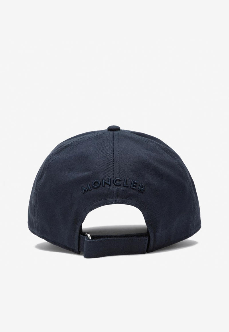 Moncler Logo Patch Baseball Cap Blue 3B0004304863/R_MONCL-778